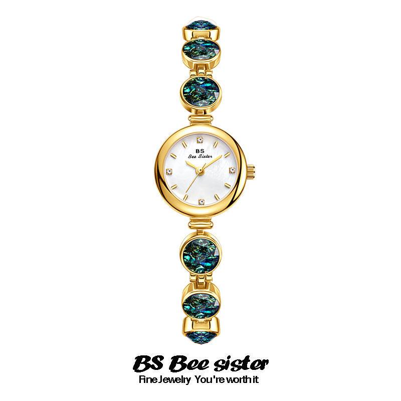 BS Huancai Rough Stone Malachite iridescence Women's Watch - Price Value Store