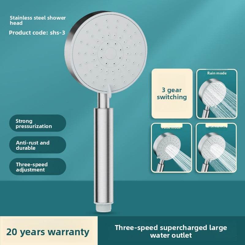 Stainless steel high-pressure shower head - Price Value Store