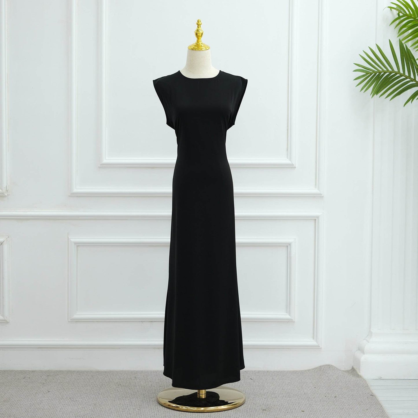 Belted long dress - Price Value Store