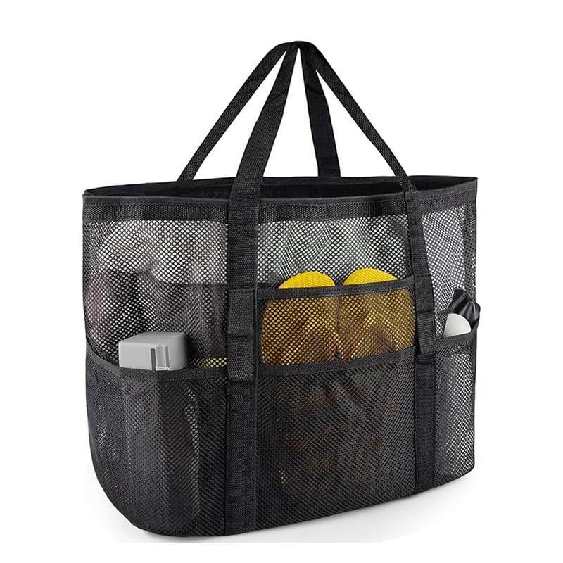 Large Capacity Foldable Mesh Beach Bag for Swimming and Travel - Price Value Store