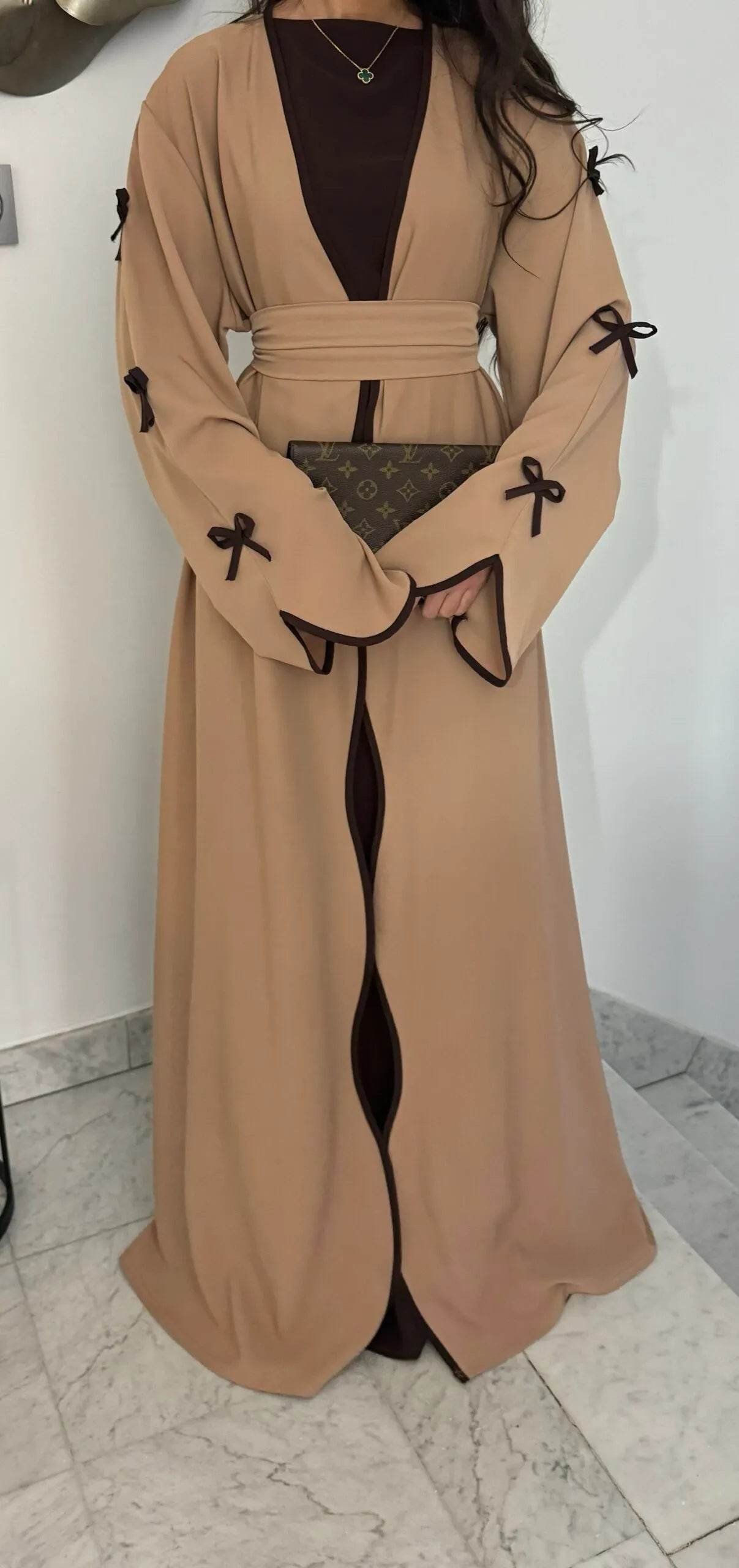 Belted long dress - Price Value Store