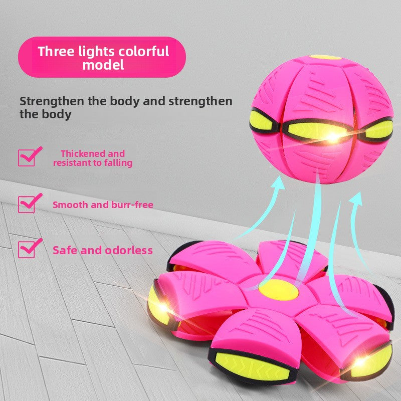Magic UFO Light-Up Bouncing Deformation Ball