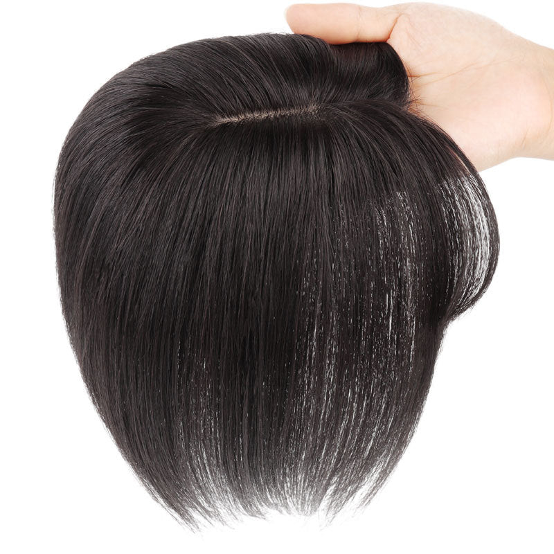 Invisible Straight Human Hair Wig Piece for Women