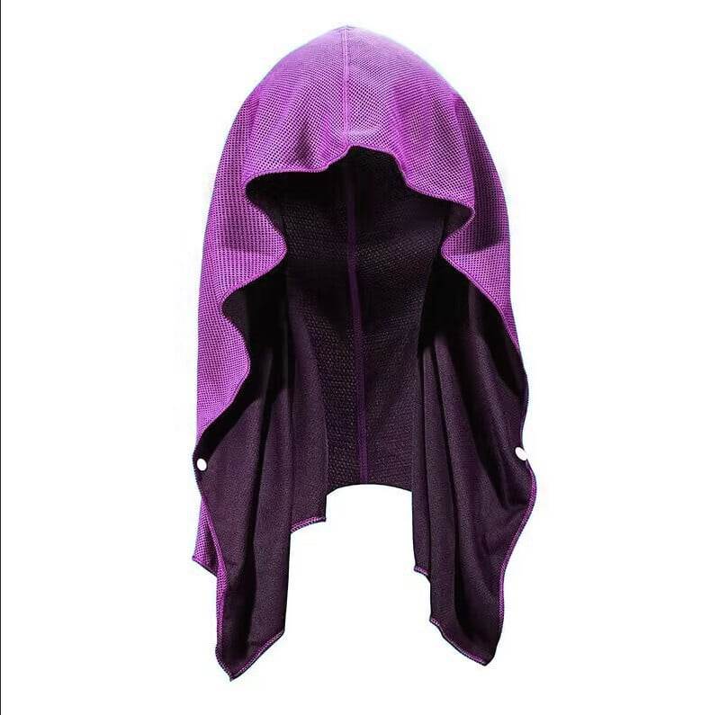 Cooling Sun Protection Sports Headwrap Buckle Quick Dry Outdoor Cooling Scarf Hooded Cover - Price Value Store