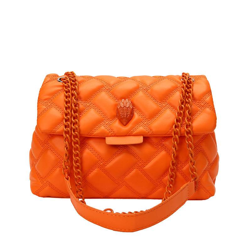 New fashion Chanel style handbag popular simple PU shoulder messenger bag daily versatile rhombus women's bag wholesale - Price Value Store