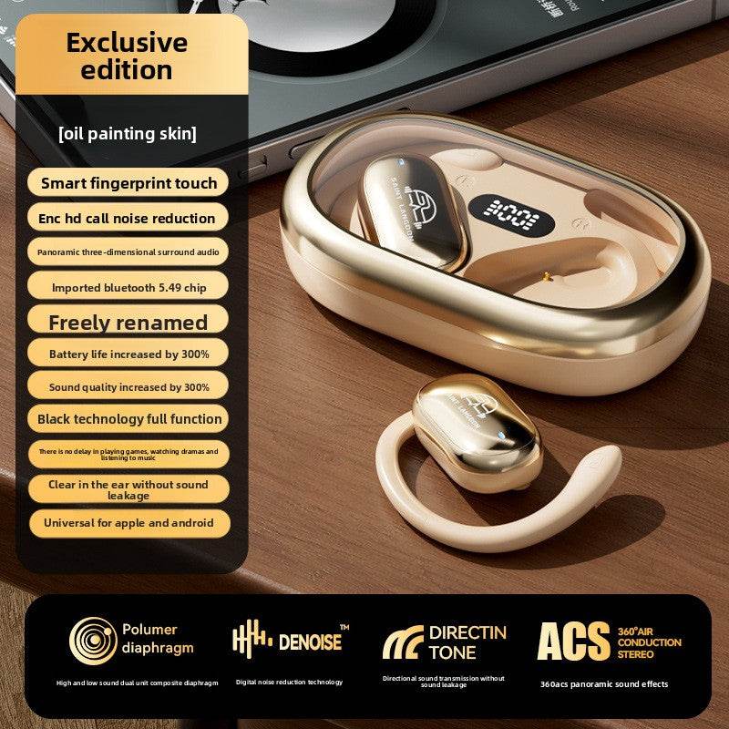Wireless Rotating Ear Hook Bluetooth Headset - Price Value Store