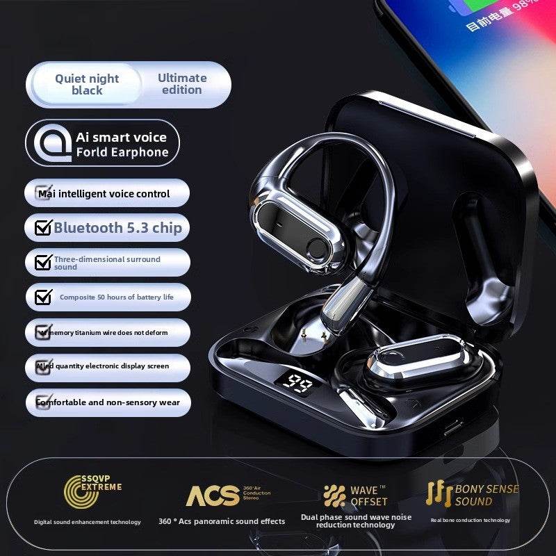 Ear-Hanging Air Bone Conduction Wireless Not Ear Sports - Price Value Store