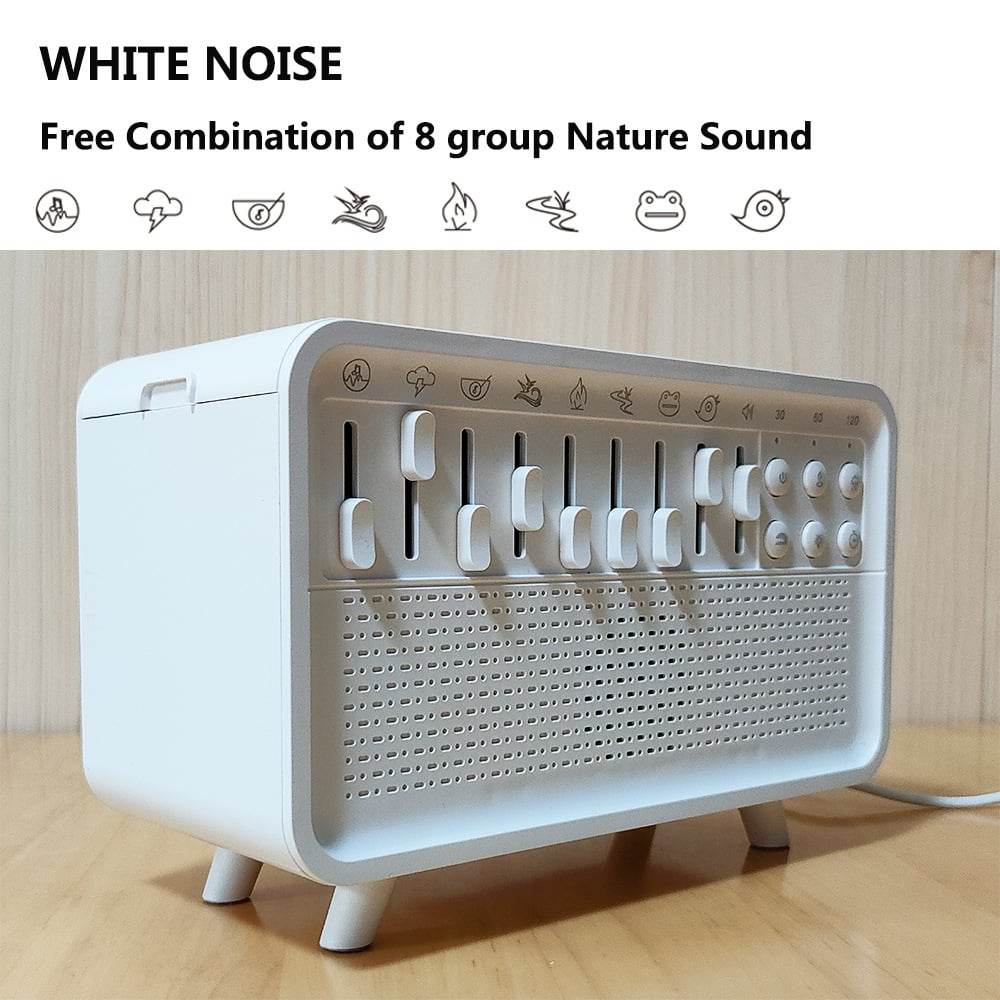 Humidifier, night light, sleep aid, white noise machine - Price Value Store