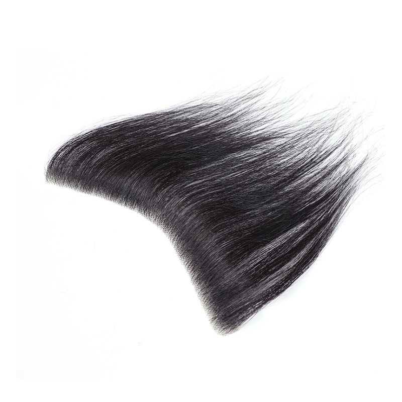 Invisible Real Human Hair Hairpiece for Forehead