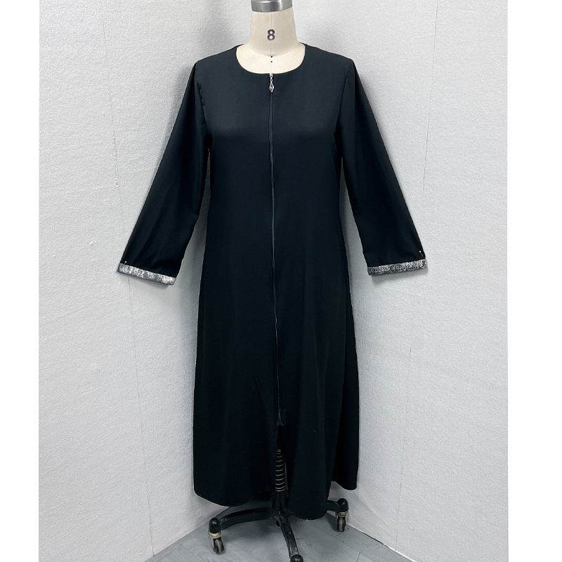 Zippered cardigan robe - Price Value Store