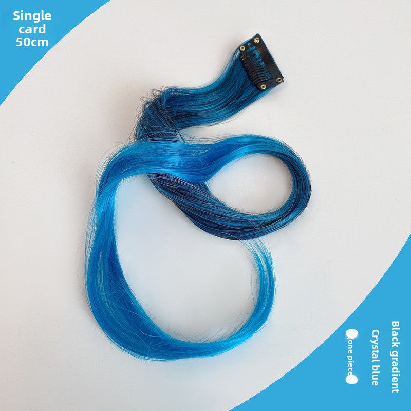Colorful Curly Hair Piece Wig for Women