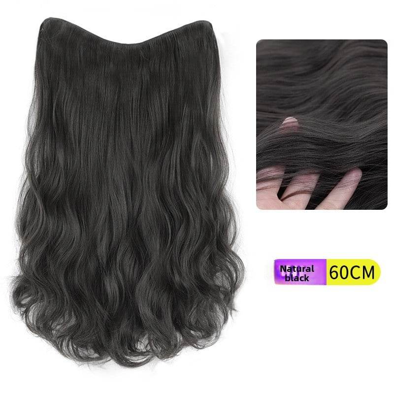 V-Shaped Fluffy Synthetic Hair Wig ? Straight/Curly (50cm/60cm) - Price Value Store