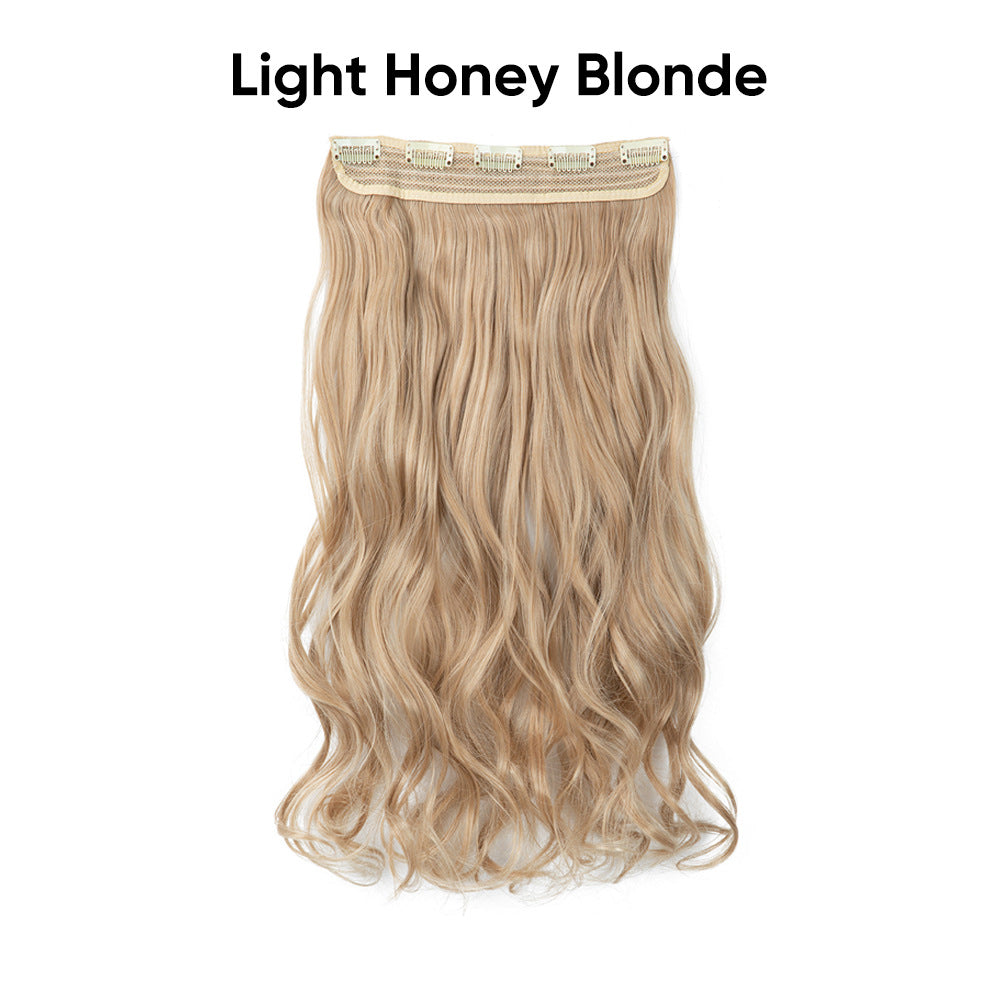 Long Curly Synthetic Hair Extensions with Clips