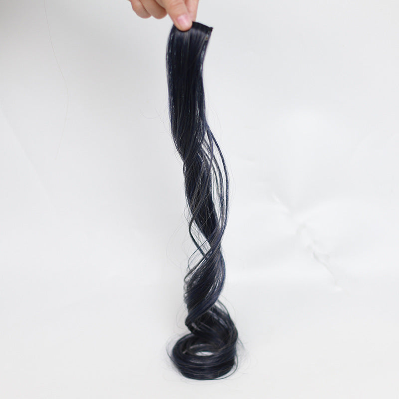 Colorful Curly Hair Piece Wig for Women