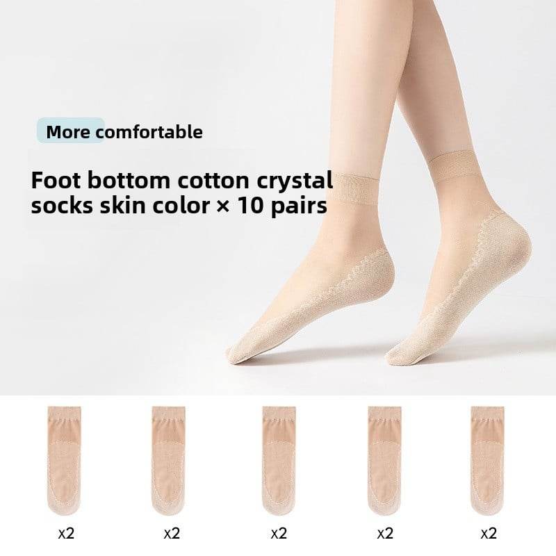 Women's Summer Anti-Snag Invisible Short Stockings - Price Value Store