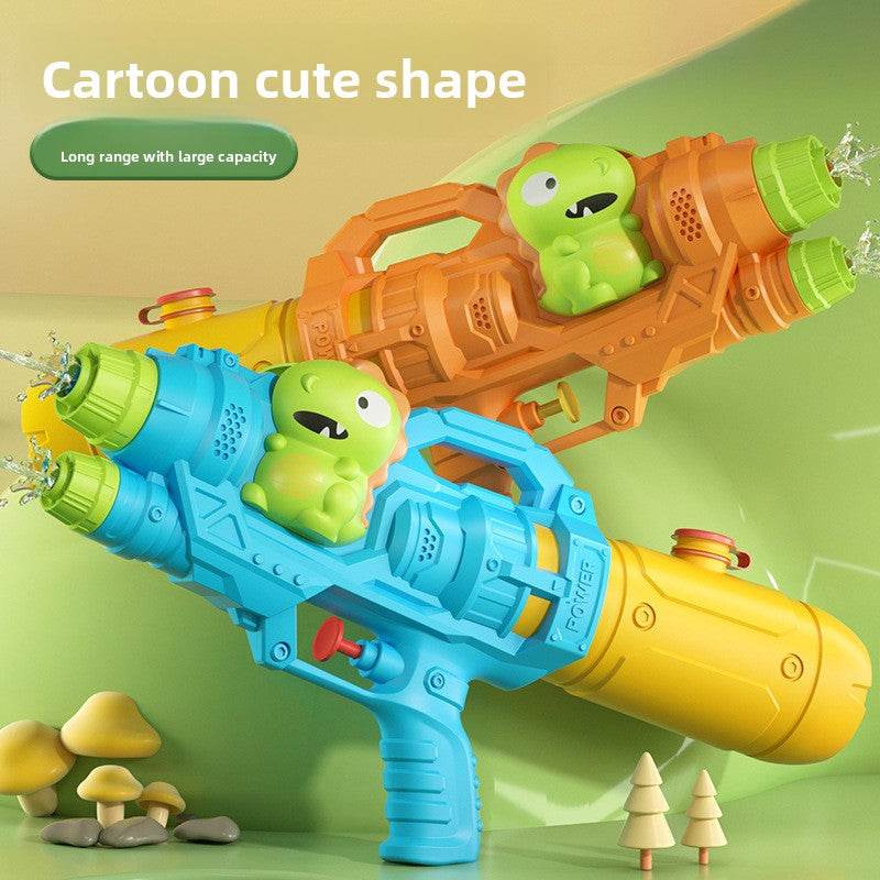 Double-nozzle dinosaur duck water gun water splashing toy - Price Value Store