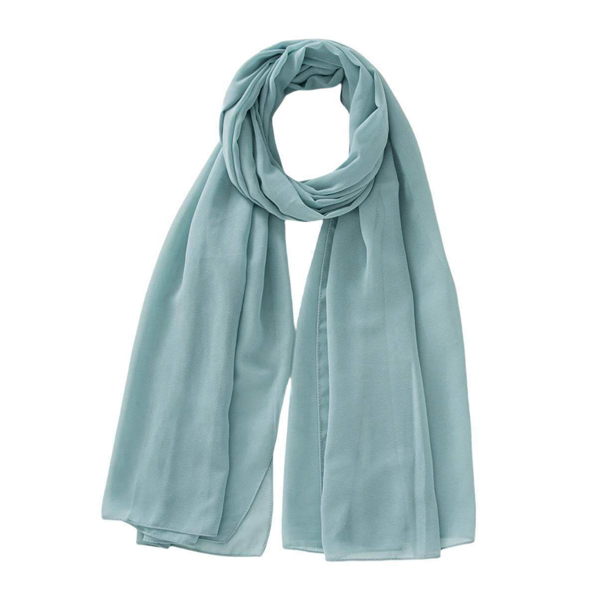 Monochrome Pearl Chiffon Bubble Scarf - Price Value Store