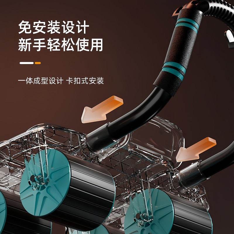 Four-Wheel Six Elbow Support Abdominal Wheel - Price Value Store