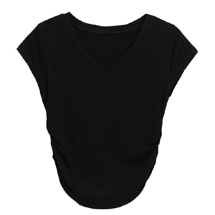 V-neck short-sleeved T-shirt - Price Value Store