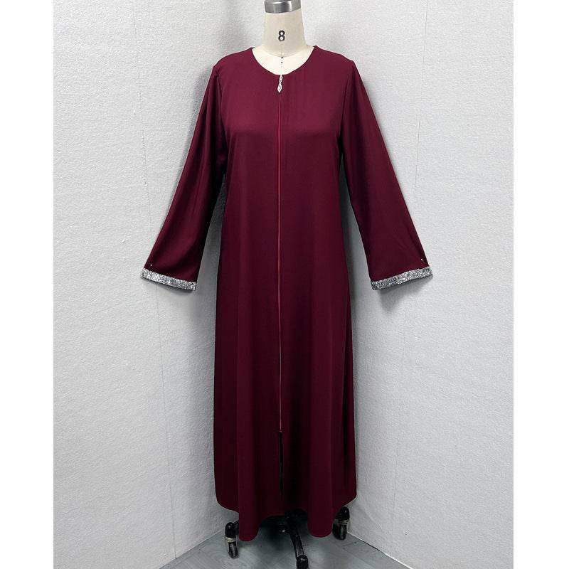 Zippered cardigan robe - Price Value Store
