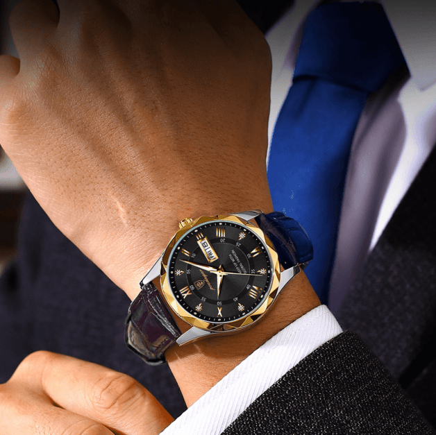 Swiss Brand Waterproof Luminous Men's Quartz Watch - Price Value Store