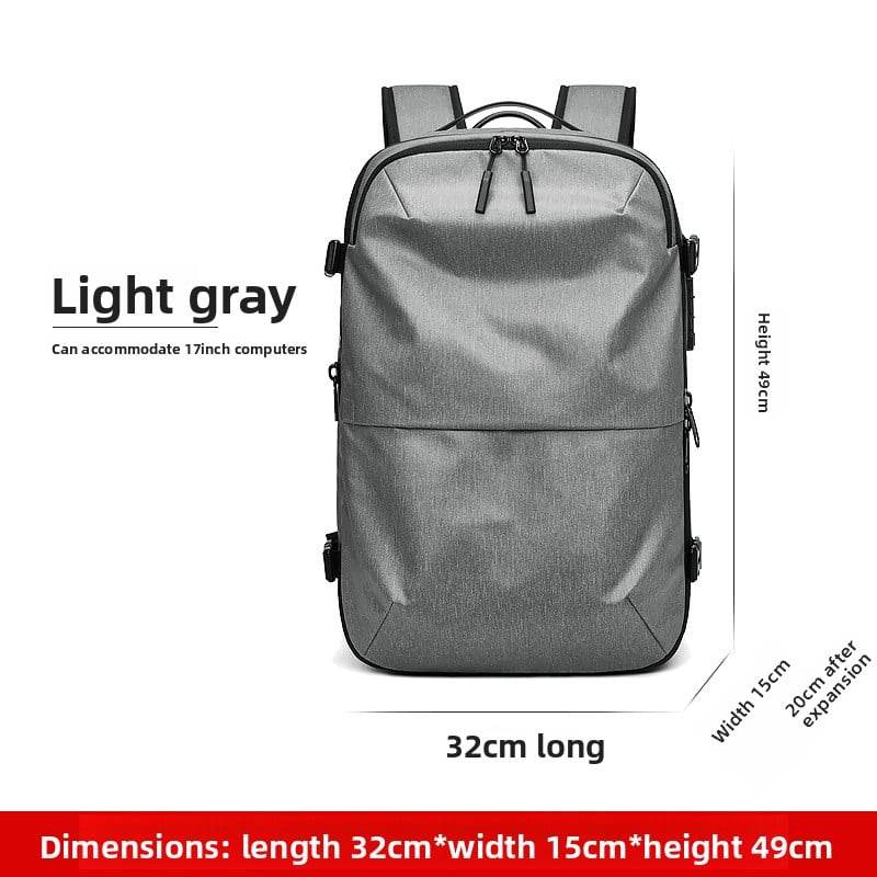 Men's expanded backpack with dual shoulder straps - Price Value Store