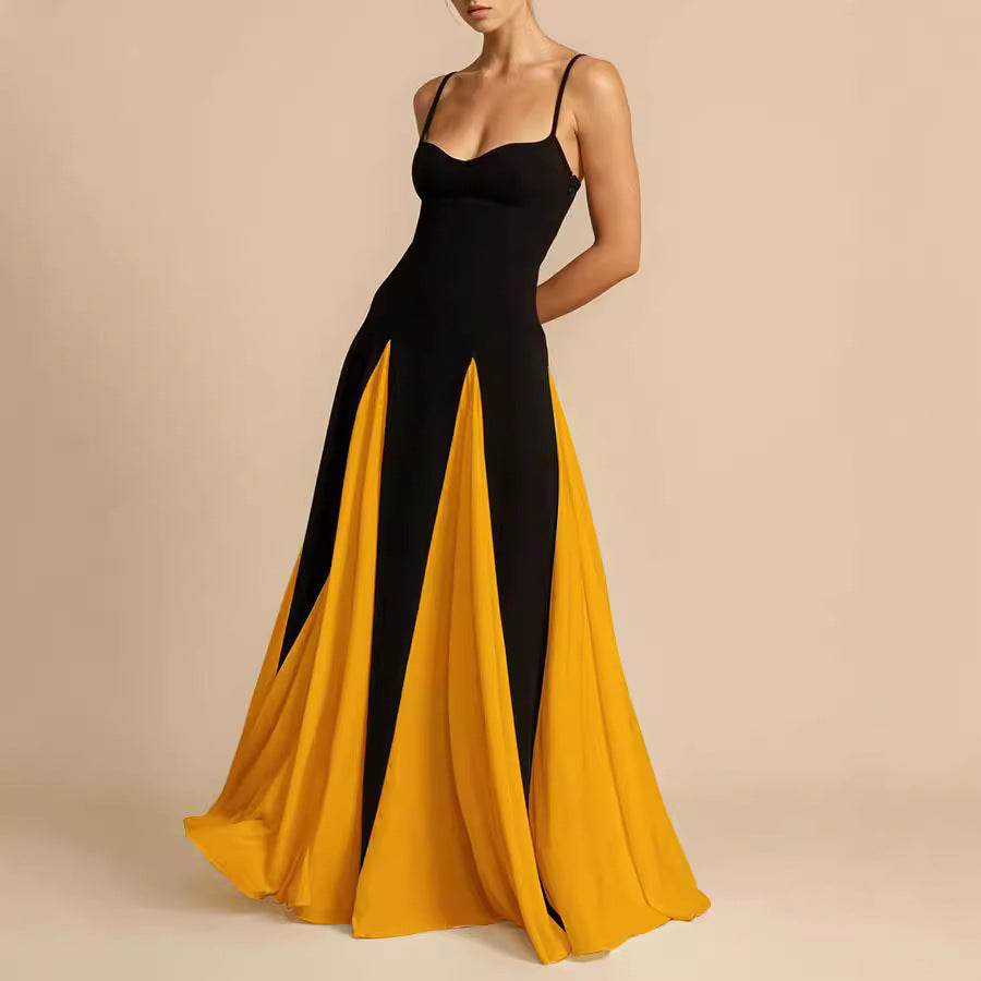 A halter dress with a large skirt hem - Price Value Store