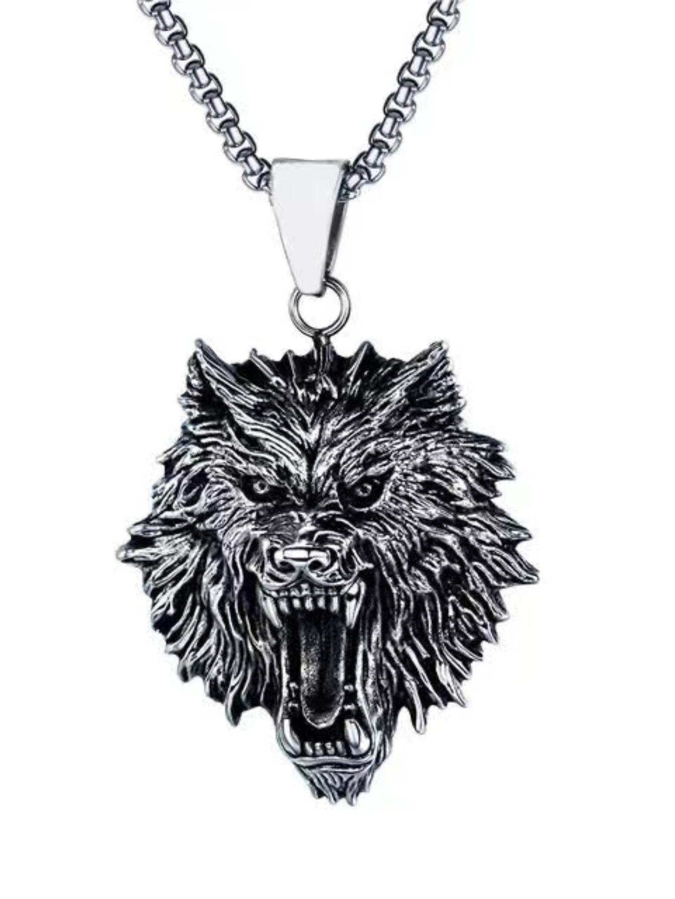 Wolf head necklace - Price Value Store
