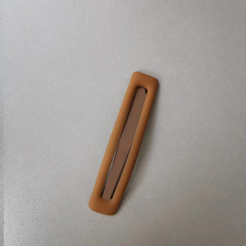 Matte Push-Type Long Hair Clips