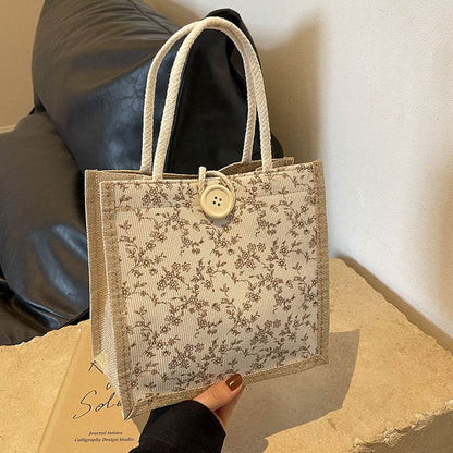 French floral print handbag - Price Value Store