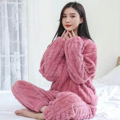 Coral Velvet Pajamas - Price Value Store