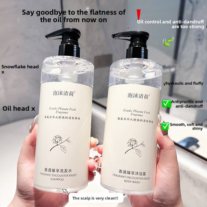 Foam Lotus White Tea Scented shampoo, Conditioner and Body wash