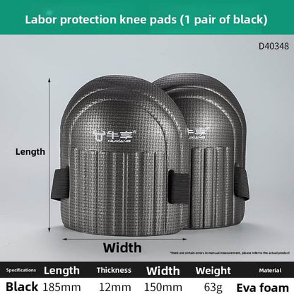 Cross-border explosions construction site construction blue knee pads eva thickened wear-resistant bricklayer tiling kneeling labor knee pads - Price Value Store