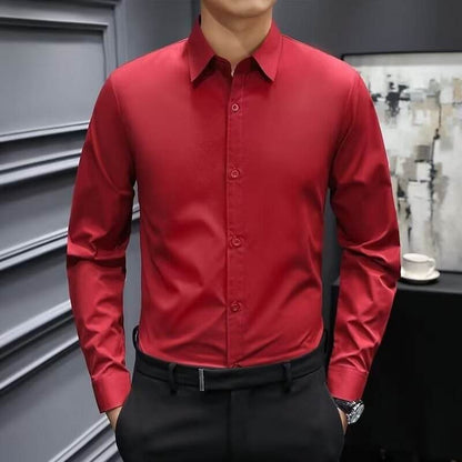 Men's long-sleeved formal dress shirt - Price Value Store