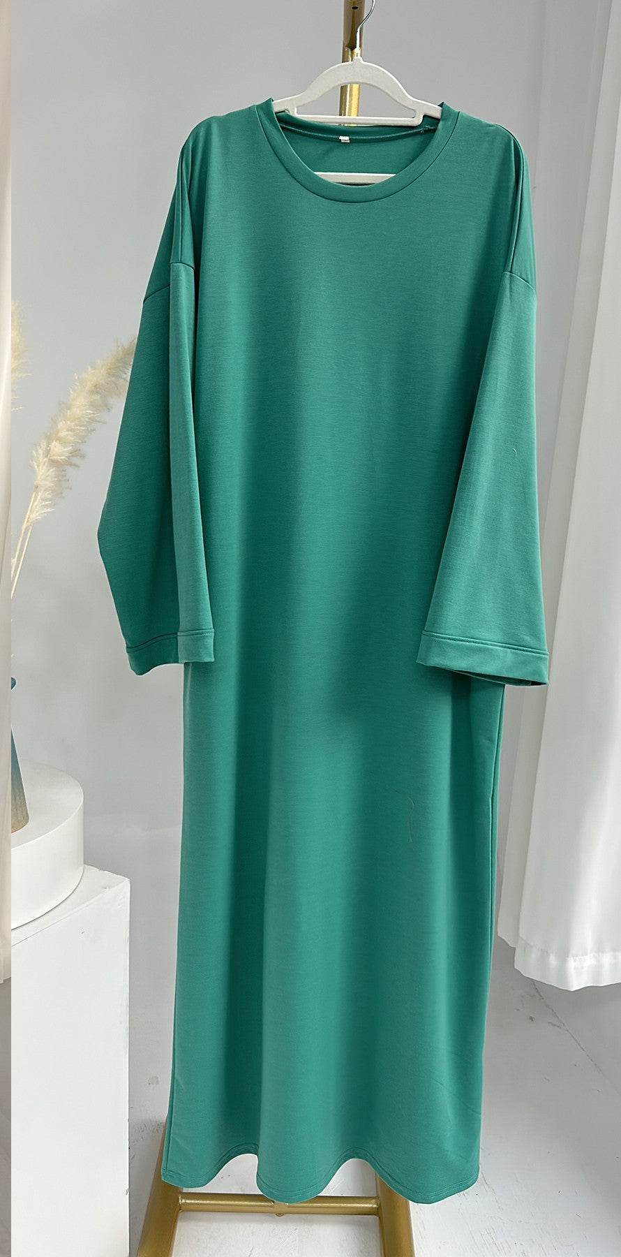 Solid-color hoodie dress - Price Value Store