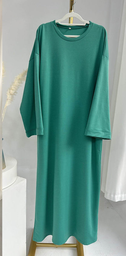 Solid-color hoodie dress - Price Value Store