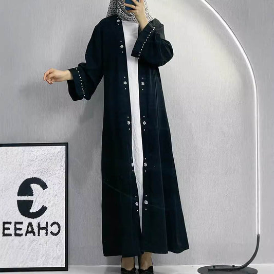 Elegant Beaded Tie Cardigan Robe for Women - Price Value Store