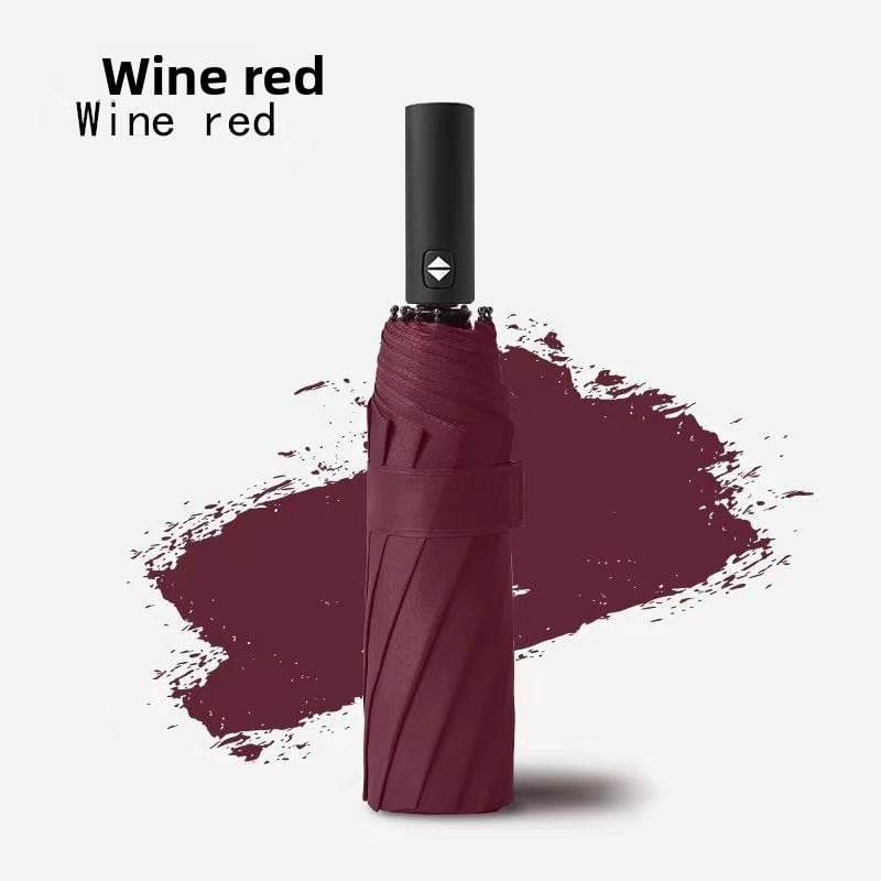 The fully automatic umbrella is suitable for both sunny and rainy days - Price Value Store