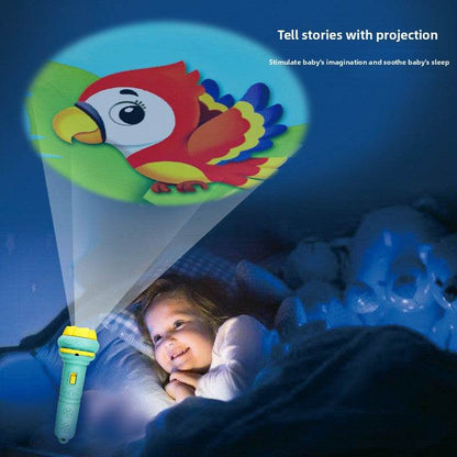 Cartoon Projection Flashlight with 32 Images - Price Value Store