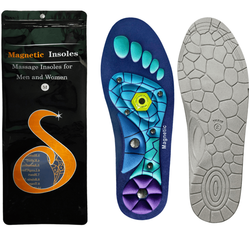 Transparent Magnetic Insole Men's Breathable Insole Running Sports Shock Absorbing Massage Insole Women's Tailable Magnetic Therapy Insole - Price Value Store