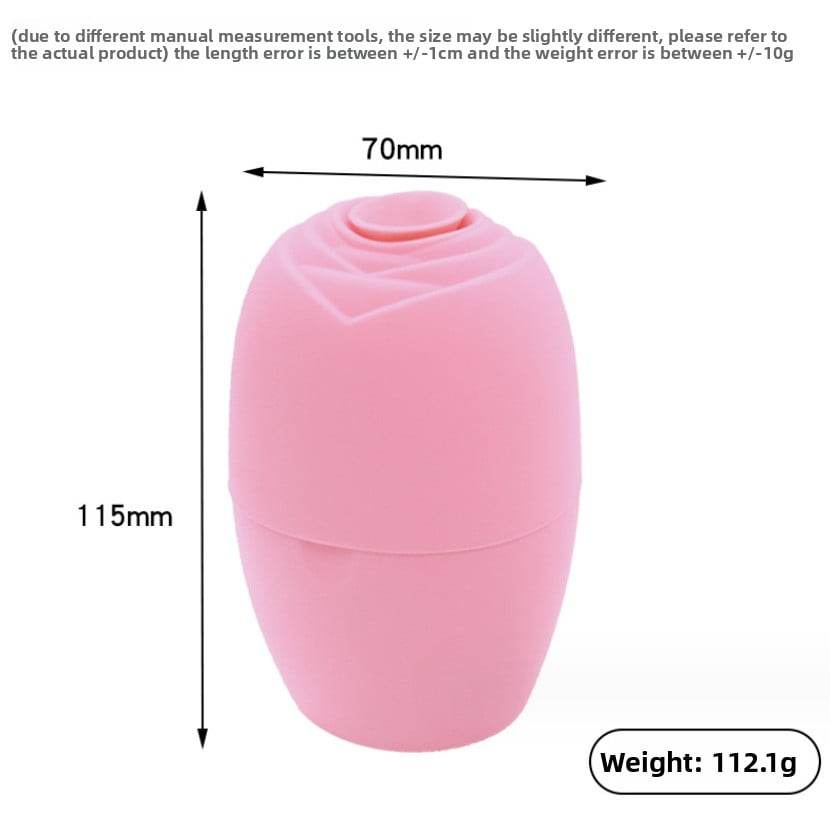 Silicone ice pack with rose-shaped ice mold - Price Value Store