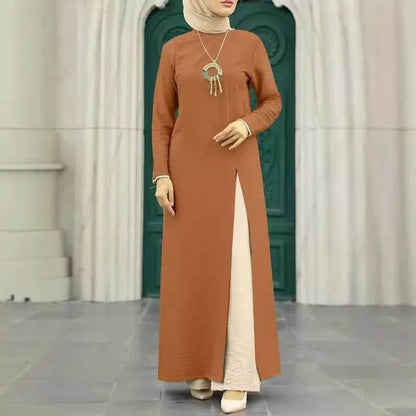 Silk long-sleeved robe - Price Value Store