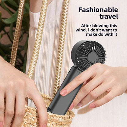 Handheld semiconductor-cooled portable mini cooling electric fan - Price Value Store