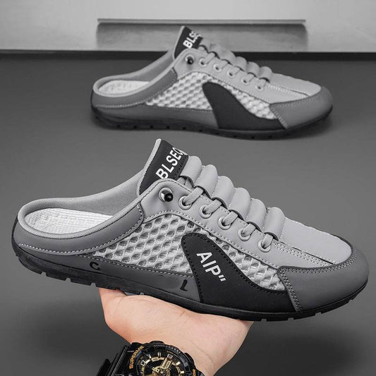 Men's oversized shoes with hollowed-out designs in summer - Price Value Store