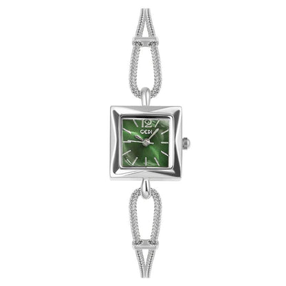 gedi vintage small sugar Cube Ladies' simple and elegant bracelet watch - Price Value Store