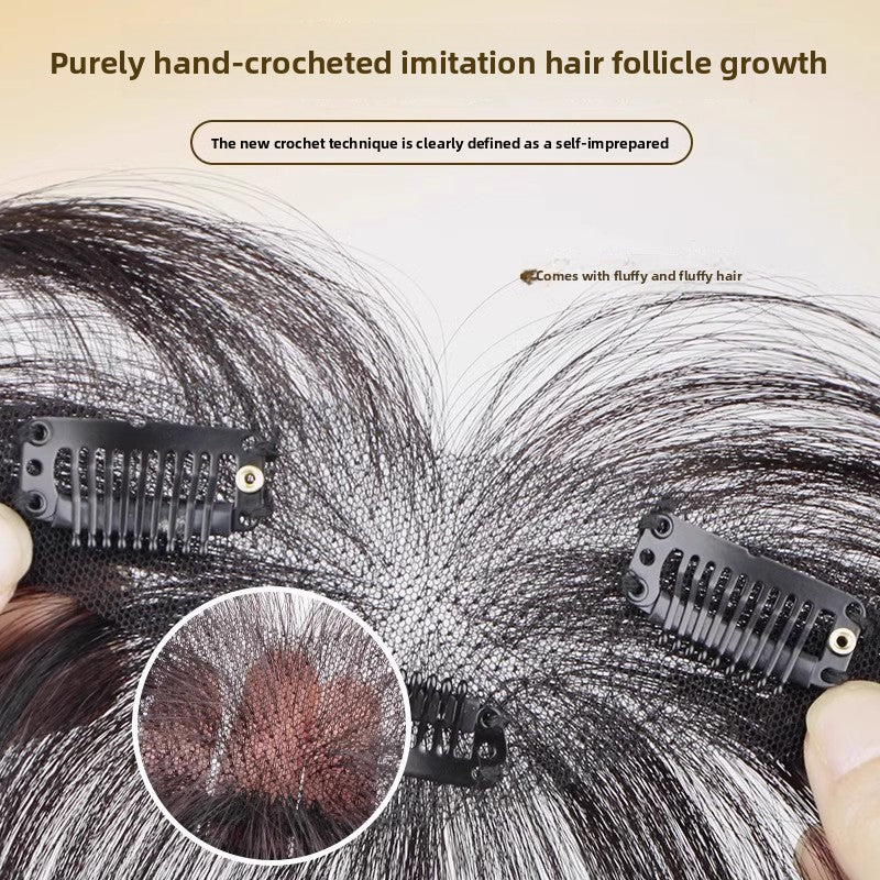 Fetal hair bangs hairline wig patches