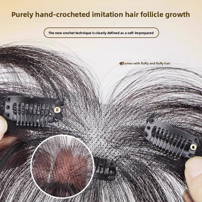 Fetal hair bangs hairline wig patches