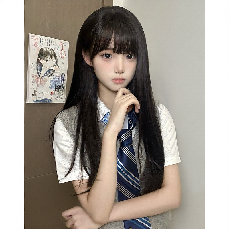 One-piece wig