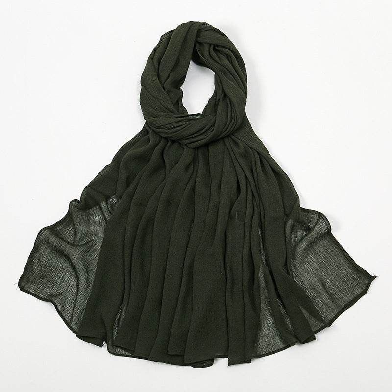 Solid-color simple headscarf - Price Value Store