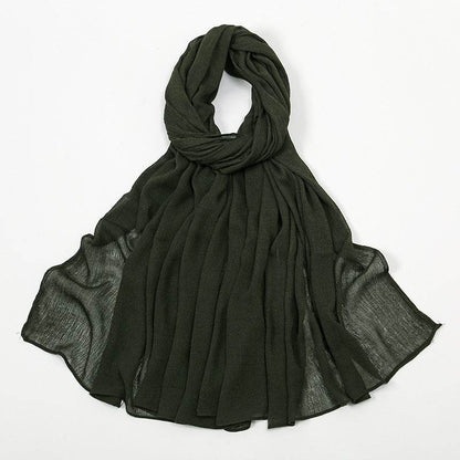 Solid-color simple headscarf - Price Value Store